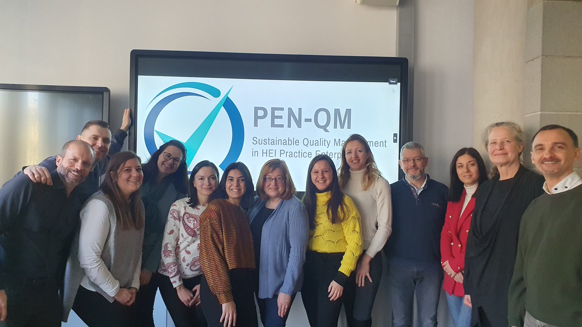 Rencontre des Partenaires du projet 'PEN-QM Sustainable Quality Management' qui vise à établir des process de contrôle qualité sur des items spécifiques aux compétences transmises dans les Entreprises d’Entrainement Pédagogiques #EEPDigitale #EntrepriseEntrainement #PENWorldwide