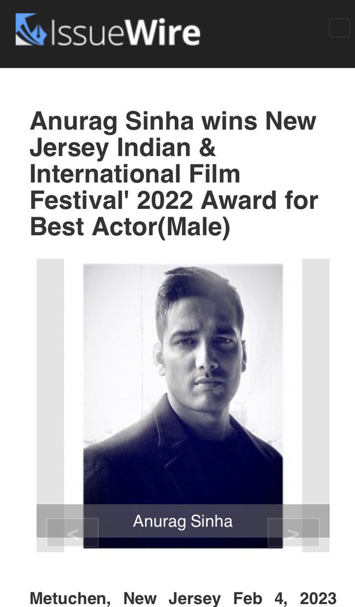 iamAnuragSinha's tweet photo. Thank You !!
@njiiff 🙏🙏

#shadowassassins #njiiff #BestActorMale #njiiff2022

https://t.co/QZEnDLqgMx https://t.co/ojrqMn3clH