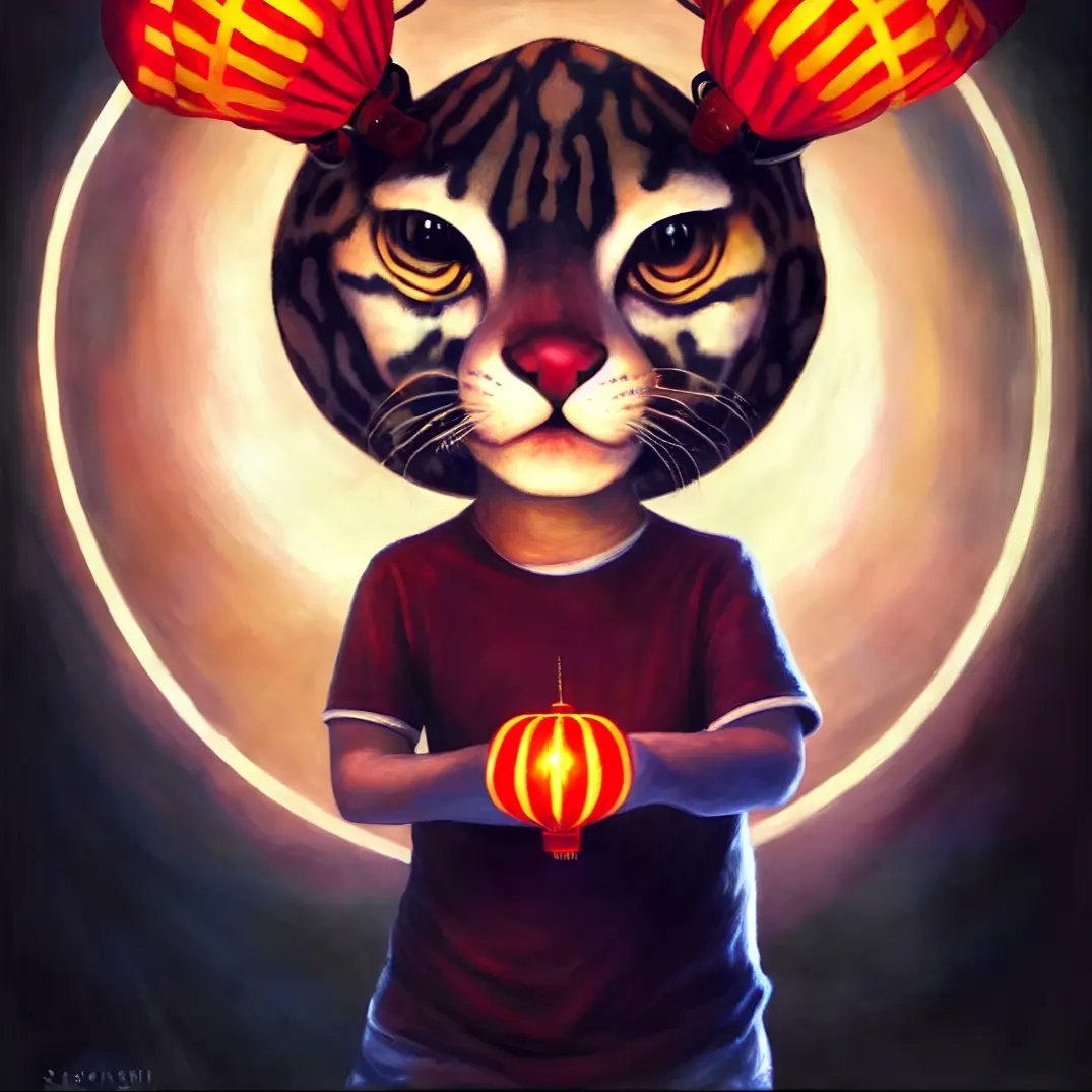 mrpoizonous's tweet photo. Feline sticker art #felines #cats #stickerart #chineselanterns #fantasy #animals #scifi #abstractart #conceptart #text2art #aiartwork #aiartist #mrpoizonous #boredai #pictures #aiartcommunity #posterart #digitalpainting #digitalart https://t.co/ZXfmYM7XFw