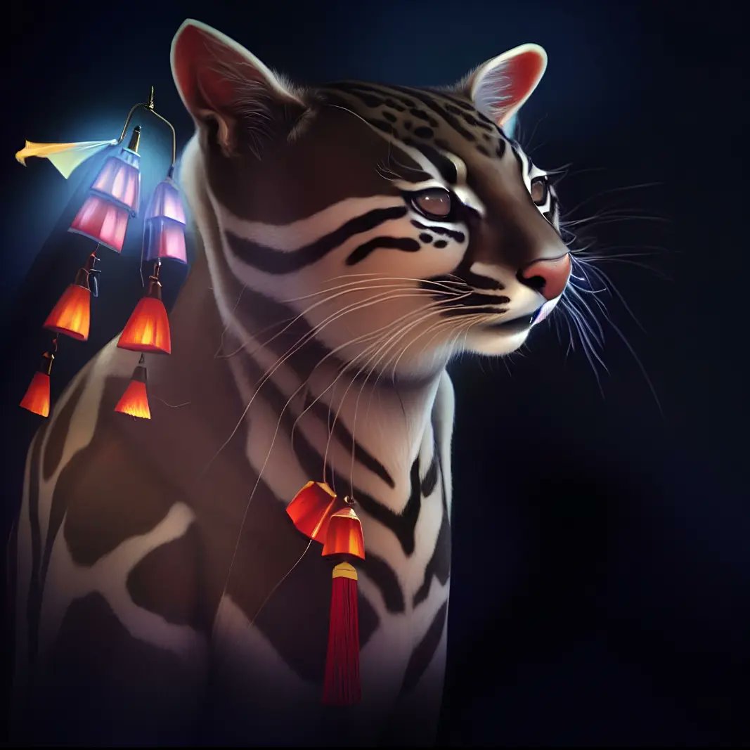 mrpoizonous's tweet photo. Feline sticker art #felines #cats #stickerart #chineselanterns #fantasy #animals #scifi #abstractart #conceptart #text2art #aiartwork #aiartist #mrpoizonous #boredai #pictures #aiartcommunity #posterart #digitalpainting #digitalart https://t.co/ZXfmYM7XFw