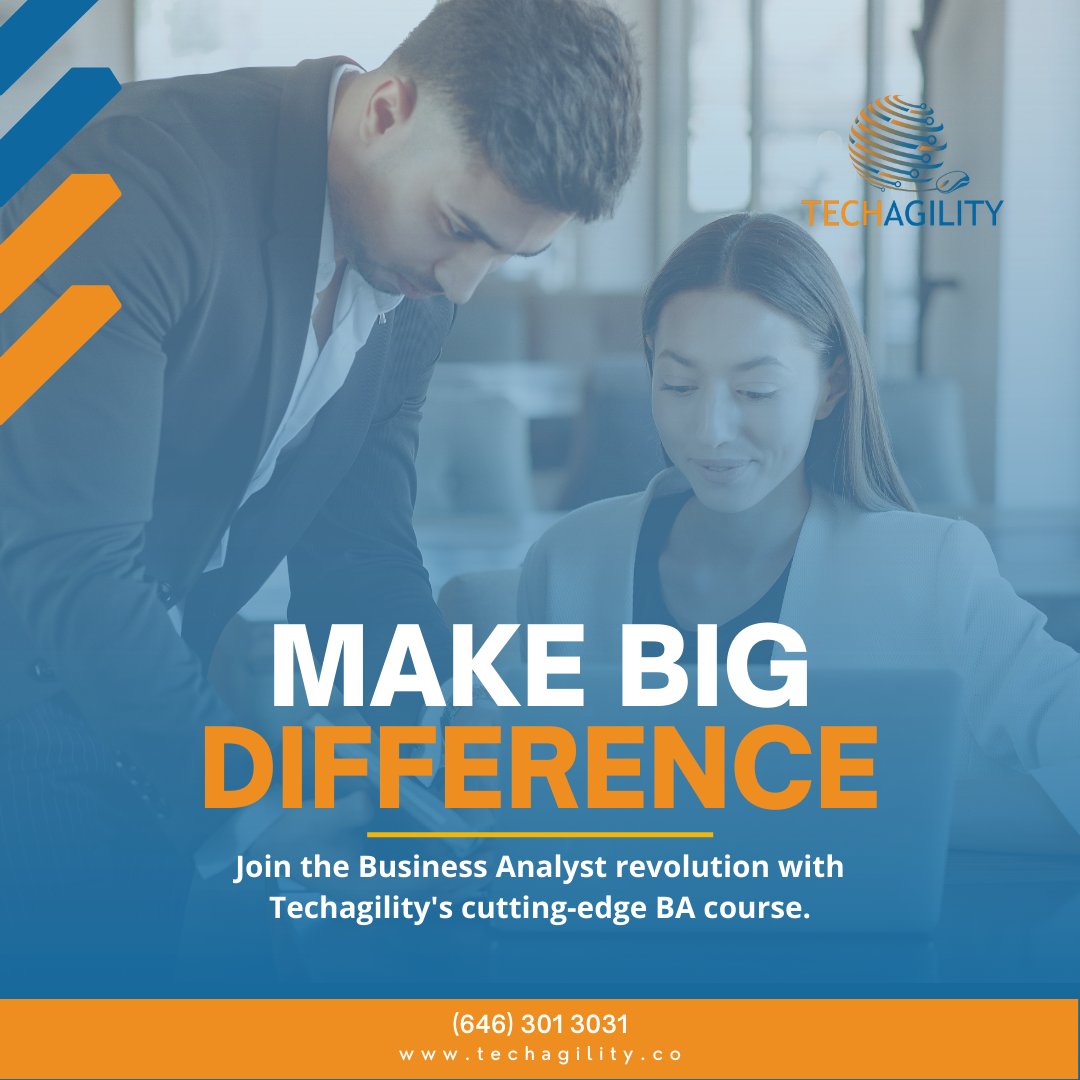 TechagilityLLC's tweet image. The median salary for Business Analysts in the United States is around $75,000 per year, according to Glassdoor. Join our Next Batch and Land into the emerging IT industry with BA role.
#bigdata #datavisualization #Azure #SQL #Analyticstraining #BusiessAnalyticsUSA #AnalyticsUSA