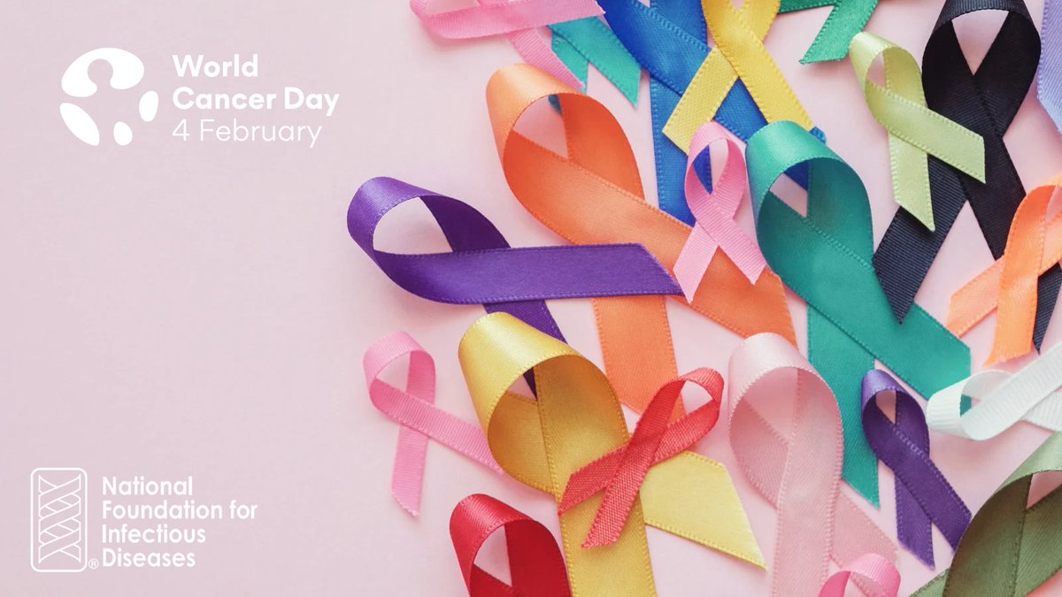 NFIDVaccines's tweet photo. #DYK: Today is #WorldCancerDay? #HPV causes almost all #CervicalCancer in the US and is vaccine-preventable. Talk to a healthcare professional and learn more: https://t.co/dhUsUX3S7P
#GetVaccinated #PreventHPVCancer https://t.co/OwIeEIQfPQ