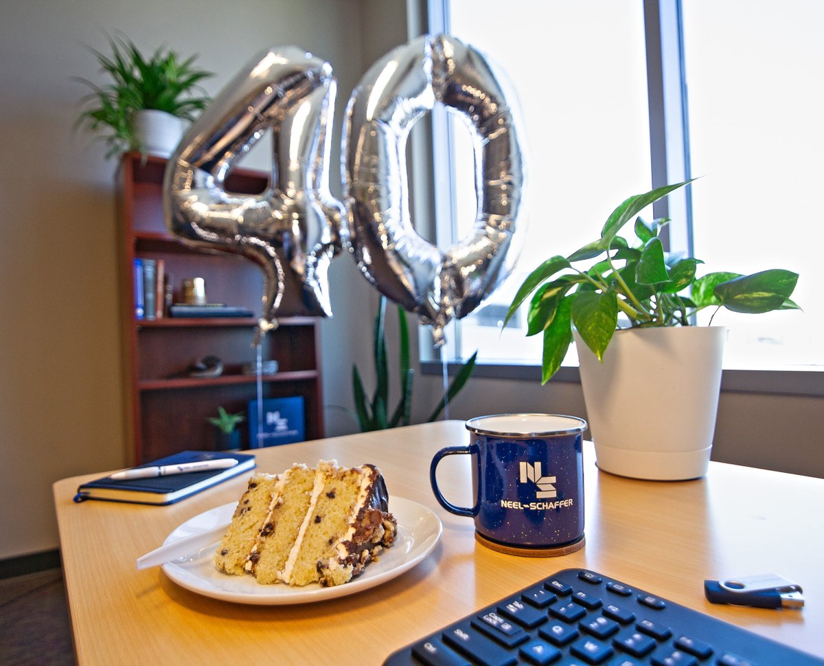 NeelSchaffer's tweet photo. #ICYMI Neel-Schaffer is turning 40! Today we celebrate our official anniversary, 40 years after our company was founded on February 4, 1983. Cheers to 40 years!
#NSTurns40 #OneNS #HappyAnniversaryNeelSchaffer https://t.co/pYQjYflmti