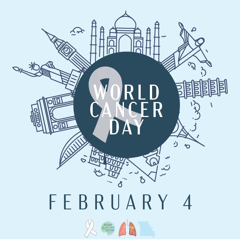 #WorldCancerDay2023 Join our fight against #lungcancer. Our vision is to unify efforts to #prevent and #defeat lung cancer. 
#increaseawareness of early #lungcancerdetection options. #jointhecoalition #molungcancercoalition #fightlungcancer #endlungcancerinmissouri