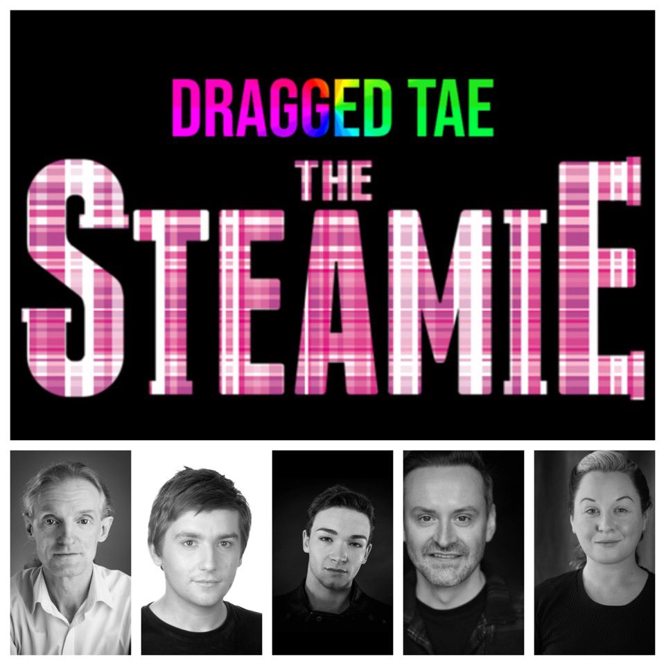 Mrs Culfeathers - Stewart W Fraser
Magrit McGuire - Grant F Kidd 
Doreen Hood - James T Smith 
Dolly Johnstone - Darren Brownlie 
Andy - Kirsty Whyte 

with 

Dorothy Paul , Lisa Le Grove &amp; Margaret Woods as The Steamie Singers 

Dragsteamie.com/tickets