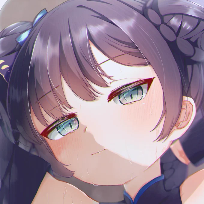 きわどいびちょ濡れキサキ会長#ブルアカ #ブルアカ2周年 #ブルアカ好きと繋がりたい 