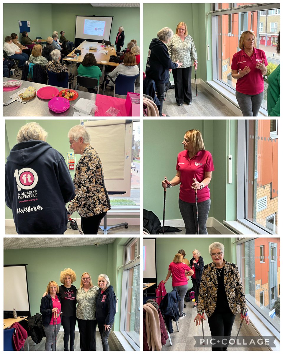 Fabulous talk this morning from Fitmums & Friends, a Charity that has supported us several times. This morning we heard about Nordic Walking and the health and mental benefits the exercise can give.   Thank you Wendy, Liz and Sam for joining us today.