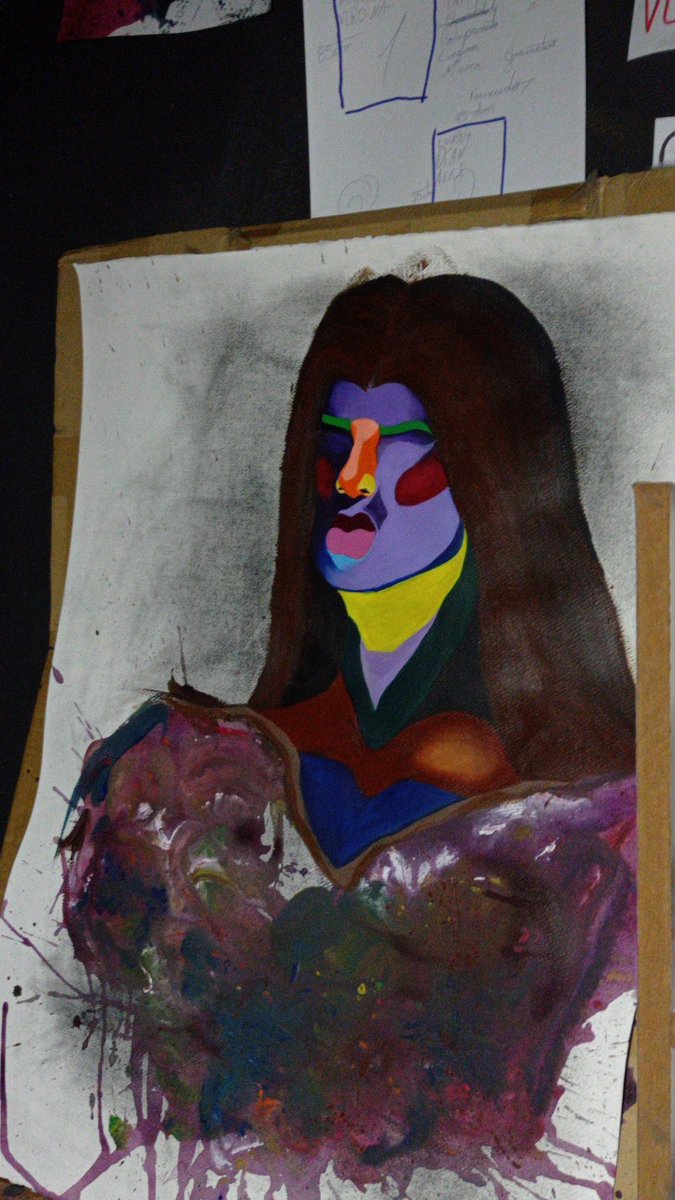 SoraiadaVank's tweet photo. Eai Mones, me falem o que acham deste quadro aqui?

#emprocesso #ArtistOnTwitter #fauvism https://t.co/IF1mSQszcH