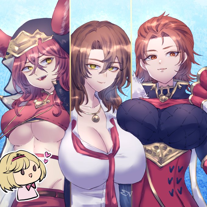 🔥火パのお姉さん達 ※女体化 