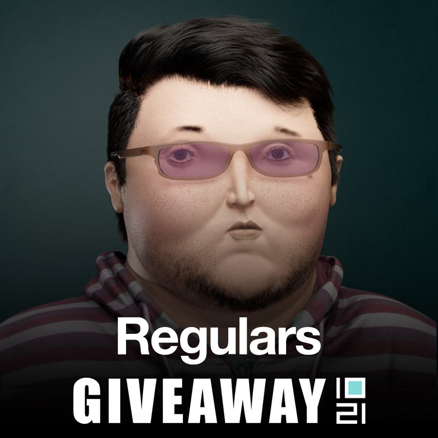 Giveaway!🚨

We're giving away this Regulars NFT😐 + 5 "1021Seizing" NFTs from The Regular Memes collection. 

To enter:
1. Follow <a href="/1021Labs/">The Regular Memes by 1021</a>
2. Follow <a href="/Regulars_NFT/">Granny</a>
3. Like, Retweet and Tag 3 friends
*24h to enter *6 winners drawn.🎉