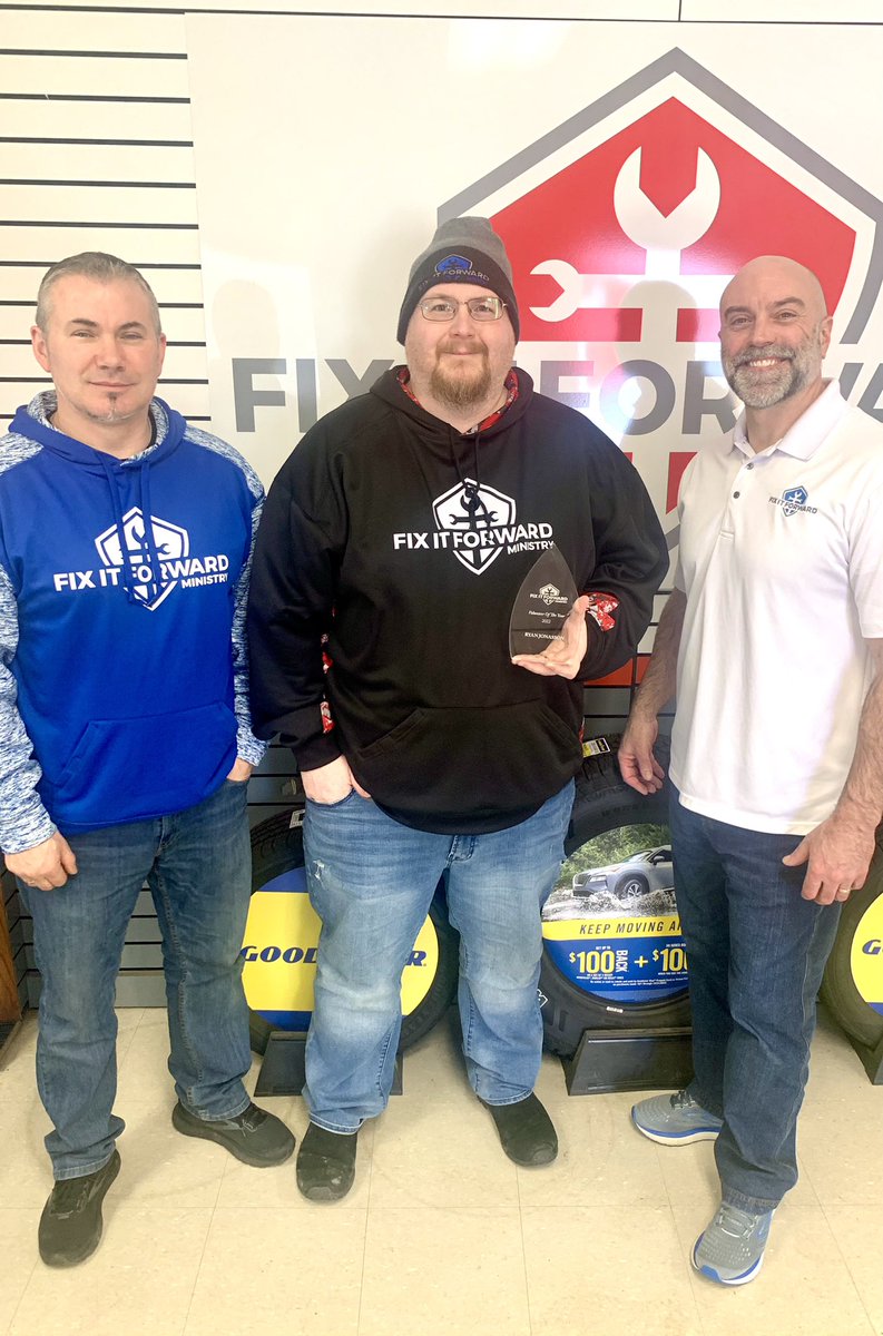 FIFMinistryFM's tweet image. Congratulations to our Volunteer Of The Year, Ryan Jonasson! Ryan has been instrumental behind the scenes with implementing and maintaining our software programs.  From integrating our donations and vehicle repair requests, to organizing our partner and client database, and more!