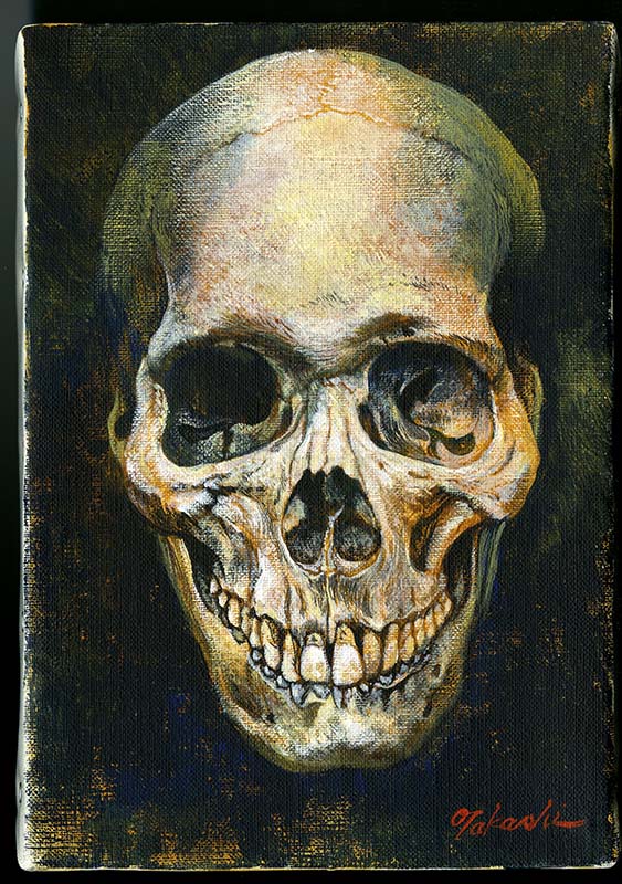 「skullの小品のシリーズ 」|小田　隆　Oda Takashiのイラスト