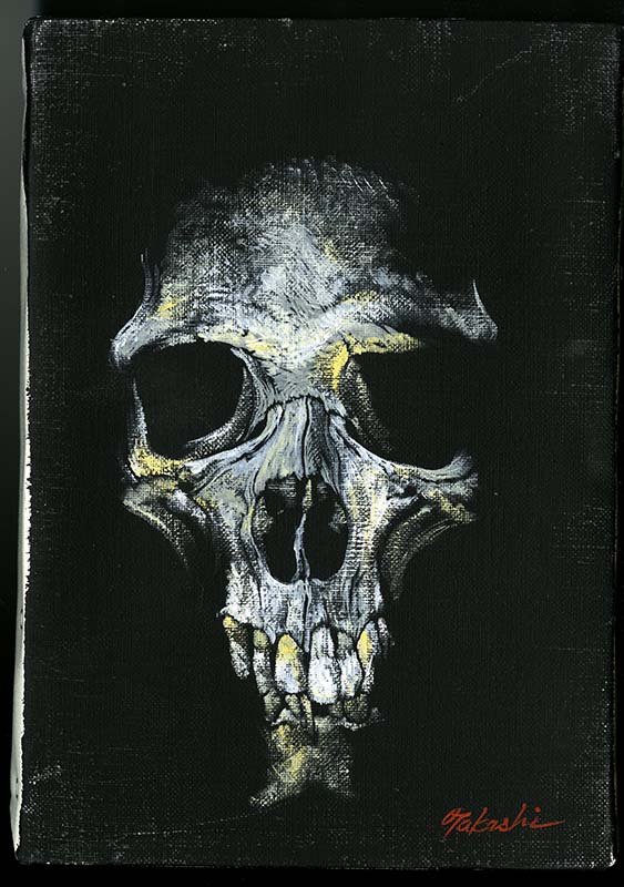 「skullの小品のシリーズ 」|小田　隆　Oda Takashiのイラスト