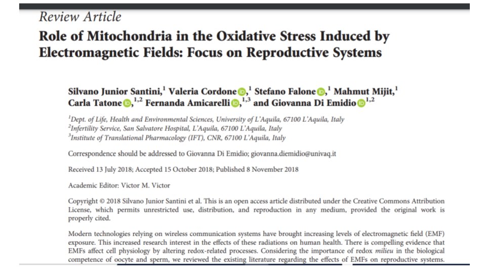 #mitochondria #ROS #OxidativeStress #nnEMF #EMF 
#ElectronTransportChain #electronleakage 
#Reproductive 
Get more outdoor #sunshine