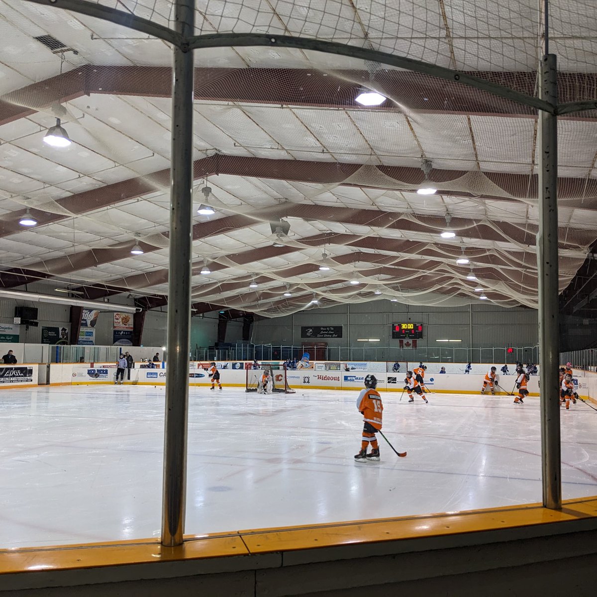 Friday night hockey was brought to us by the Kinex... One of the last couple ice times the kids have before it is no more. 
I took it all in by not being able to feel body parts as they were too cold but it was worth it.. 

#RedDeeralberta #RedDeer