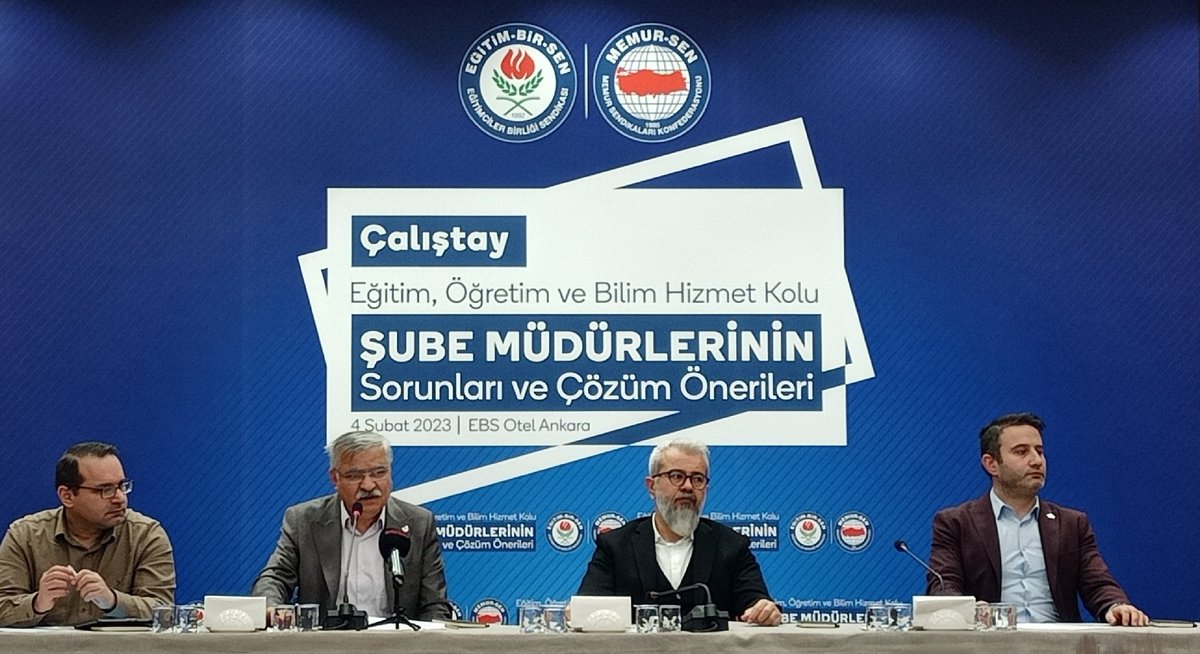 Eğitim Bir Sen tarafından düzenlenen #MebSubeMudurleri Çalıştayına katılarak malum durumu bir kez daha masaya yatırdık. Başta Genel Başkan Ali YALÇIN ve çalışma arkadaşlarına vermiş oldukları destekten dolayı teşekkür ederim.
<a href="/_aliyalcin_/">Ali YALÇIN</a> 
@latif_selvi <a href="/AtillaOLCUM/">Atilla OLÇUM</a>