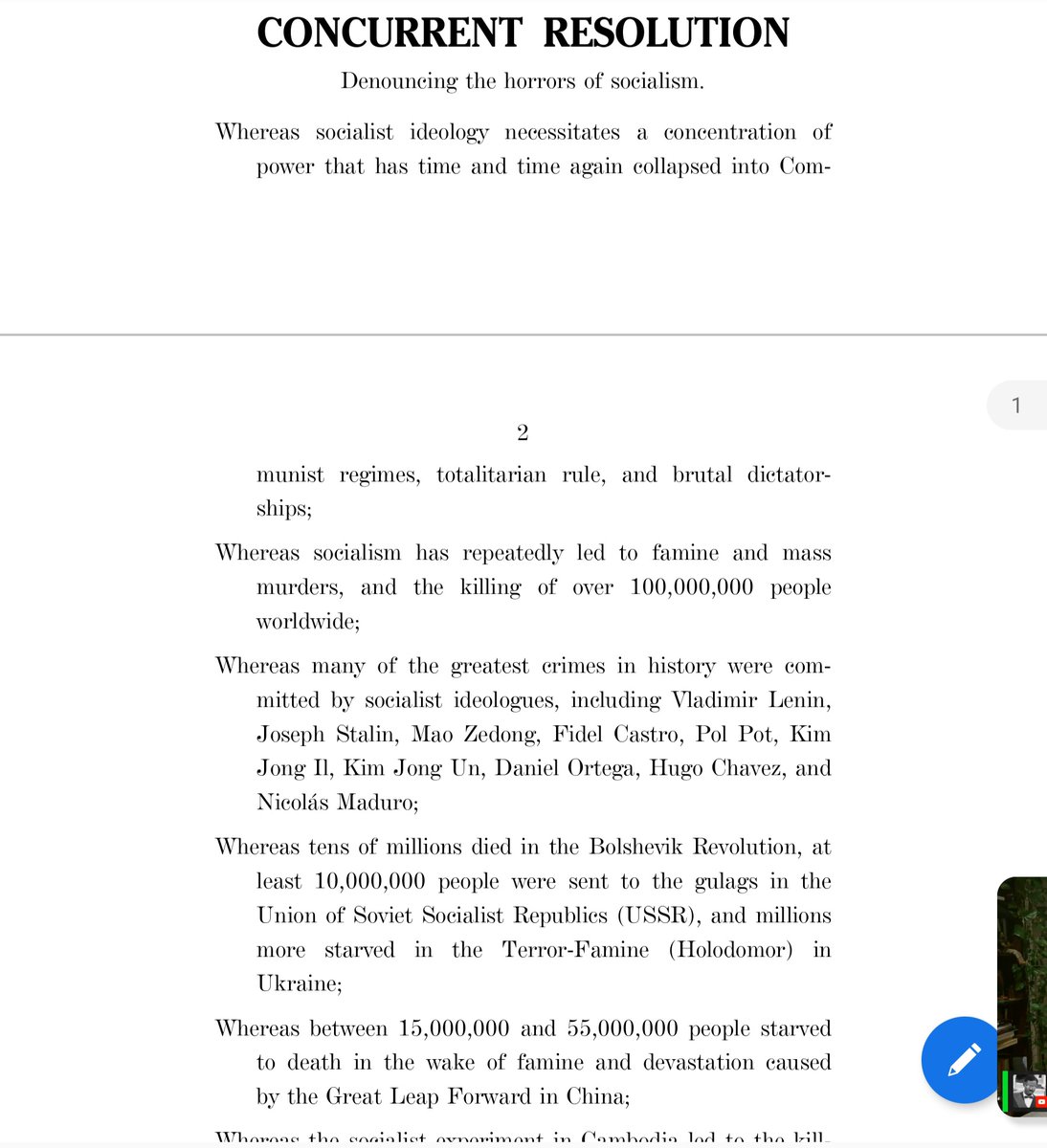 AfWrldNwPrj's tweet photo. it is as bad as you thought ... take a look!
note: history doesn't repeat itself. people do #redbaiting cointelpro never stopped ... H. Con. Res. 9 - Denouncing the horrors of socialism https://t.co/N6jB4bdEaR