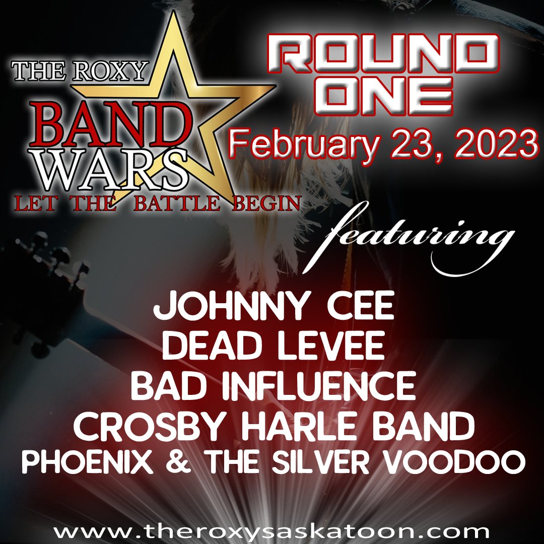 PSilvervoodoos's tweet photo. We're battling it out. Come and see the competition at The Roxy Saskatoon on Feb 23. @roxy_saskatoon
#bandwars #yxe #saskatoon #theroxysaskatoon #indie #music #indiemusic #original https://t.co/dxLEEUU3CN