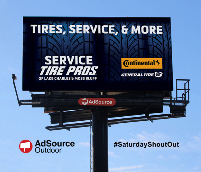 AdSourceOutdoor's tweet image. #SaturdayShoutout from Adsource Outdoor to Service Tire Pros
They are a locally-owned tire and automobile repair facility. They strive to provide fair pricing and honest repair recommendations!
Service Tire Pros 
*
*
*
#LakeCharles #Louisiana #local