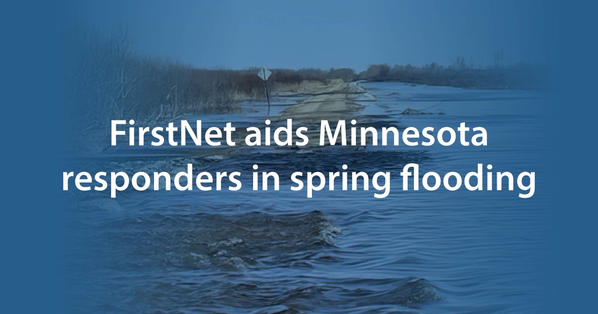 In this #DPSBlog, @MnDPS_DPS details how Beltrami County’s disaster recovery team used a FirstNet MegaGo kit to boost coverage and support flood assessments in remote Northern Minnesota. 

Get the full story: firstnet.gov/newsroom/blog/…