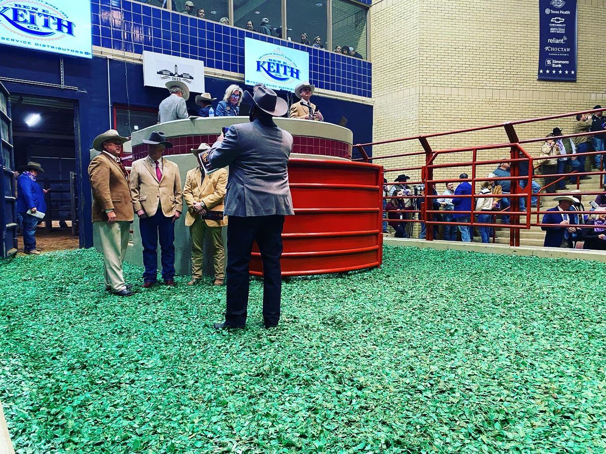 You can watch all the excitement of the Junior Sale of Champions live on the @cowboychannel beginning at 9 am (CT). cowboychannelplus.com/play/55408