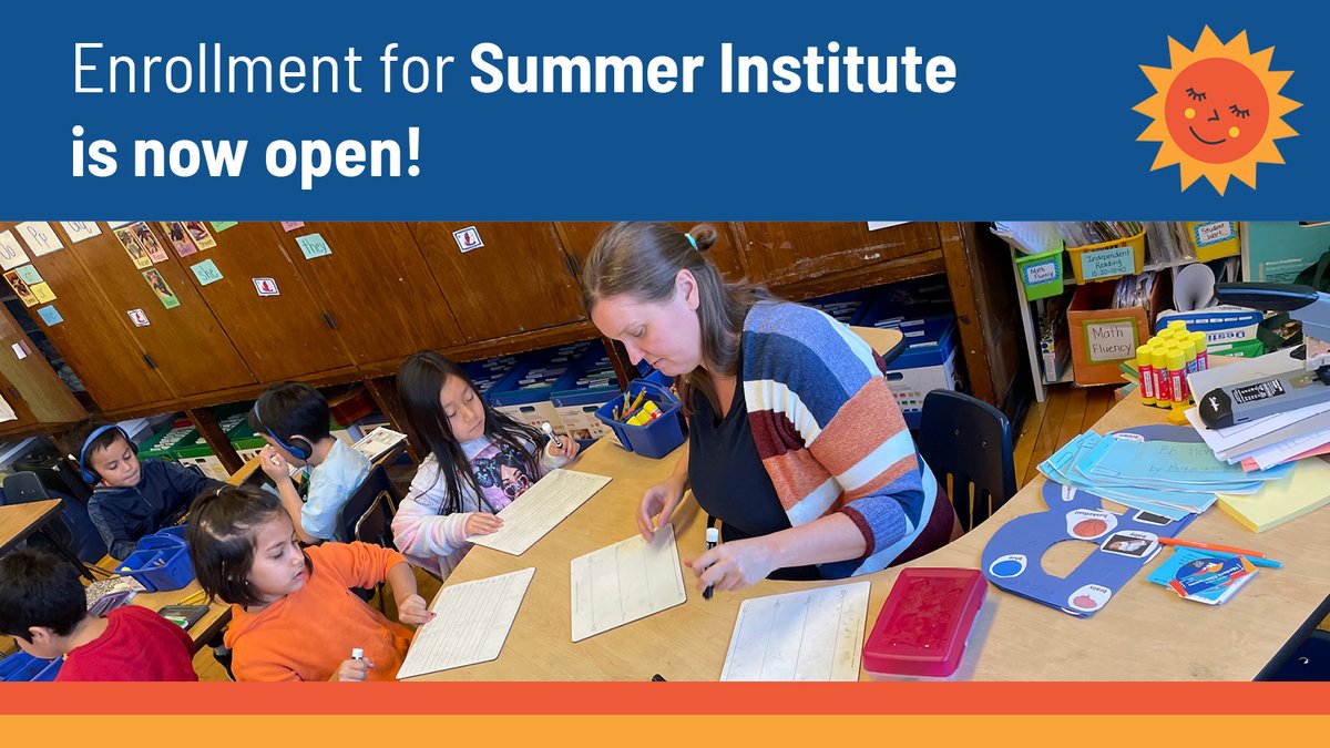 Registration for 2023 Virtual Summer Institute is now open!
👣 Step 1: Select a cohort date and enroll 
👣 Step 2: Get paired with an Expert Mentor 
👣 Step 3: Create classroom-ready materials 

Ready to build your Modern Classroom? Enroll today: bit.ly/3ImmAg9