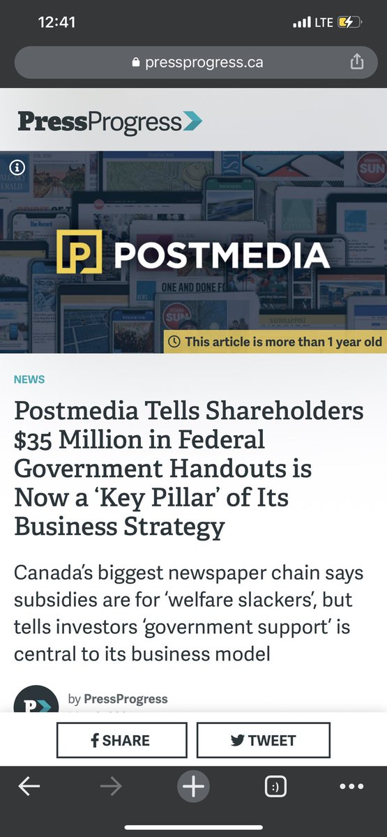 Post Media continues its steep decline.  

More eyeballs on a car crash than the roadside.