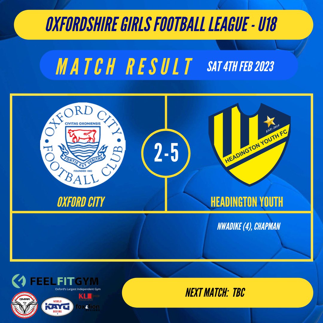 Despite being 2-1 down at half time, a good second half performance earned the ladies 3 points in a good competitive game this morning at Oxford City.