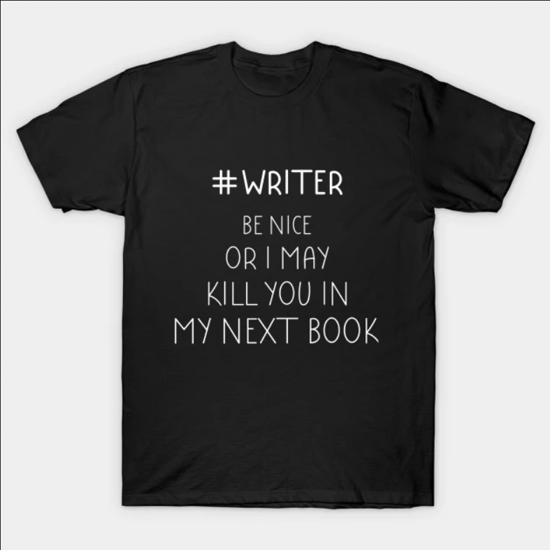 ShellStJames1's tweet image. Writers, this one's for you! Only $14 for the next 48 hours
teepublic.com/t-shirt/390429…
#WritingCommunity #writers #writing #writerscommunity #writerslife #MYSTERY #suspense #plot #book #AuthorsOfTwitter #authors
