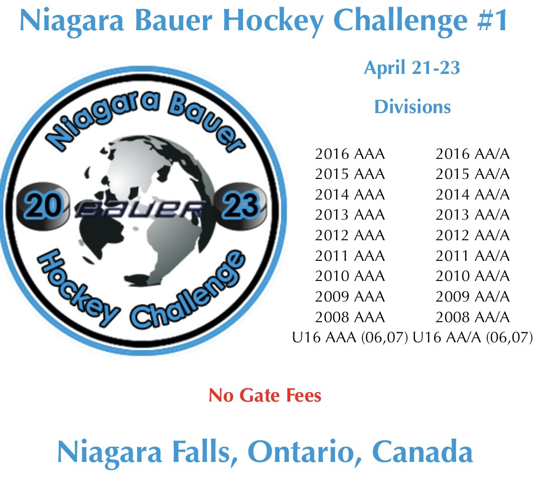 Niagara Spring Hockey Challenge tweet media