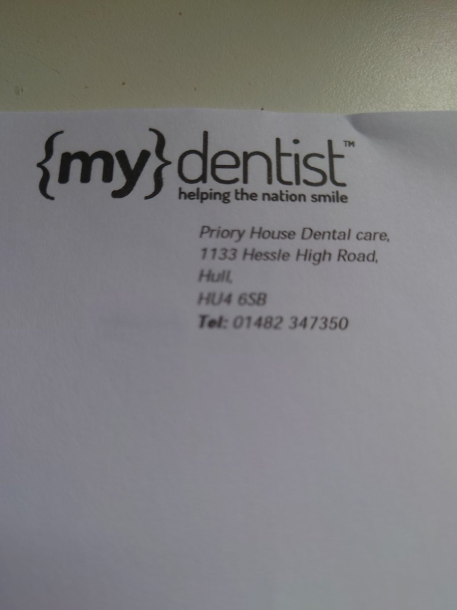 siartuk's tweet photo. Disgusting  behaviour from @mydentist_uk they have just sent a letter saying they will no longer treat me or my 15 year old daughter on the NHS because the dentist that treated me has left. I thought I was a patient of the practice not the dentist who treated me @looknorthBBC https://t.co/ryZ6tty6SR