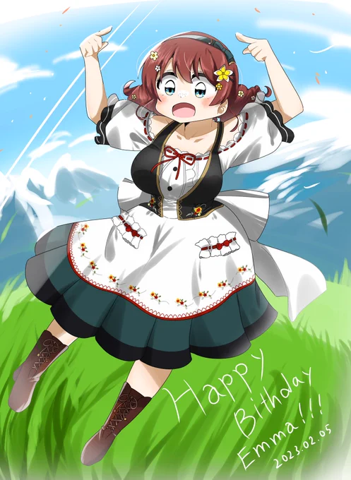 エマちゃん誕生日おめでとー!!!!ほんとにエマちゃんの存在が癒しです!!これからもずーっと大好きです!!!!!#lovelive  #虹ヶ咲#エマ・ヴェルデ誕生祭2023#エマ・ヴェルデ生誕祭2023 