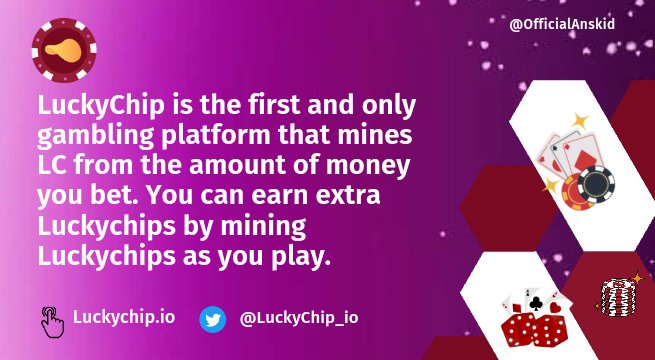 markmiraclee48's tweet photo. Were you aware of this?

@LuckyChip is the first and only gambling platform that earns LC based on the amount of money you wager. As you play, you can earn more Luckychips by mining Luckychips.

Telegram: https://t.co/fV7NwyuNdf

#P2E #DeFi #BNB #Staking #GameFi https://t.co/zyB47Nj1Oh