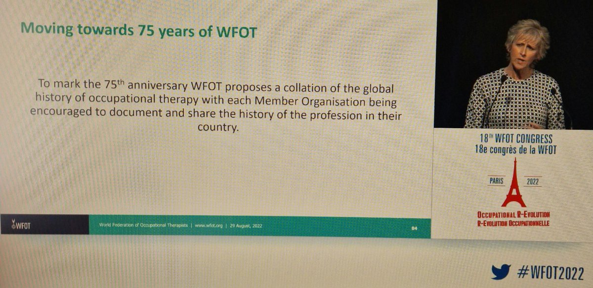HistoryOt's tweet photo. 4/4  See you later!  
Why: #WFOT2022 proposal for histories in each country to mark 75th anniversary of @theWFOT.  Wonderful opportunities to be creative, proud, critical and learn. https://t.co/hmn0nXnK6E
