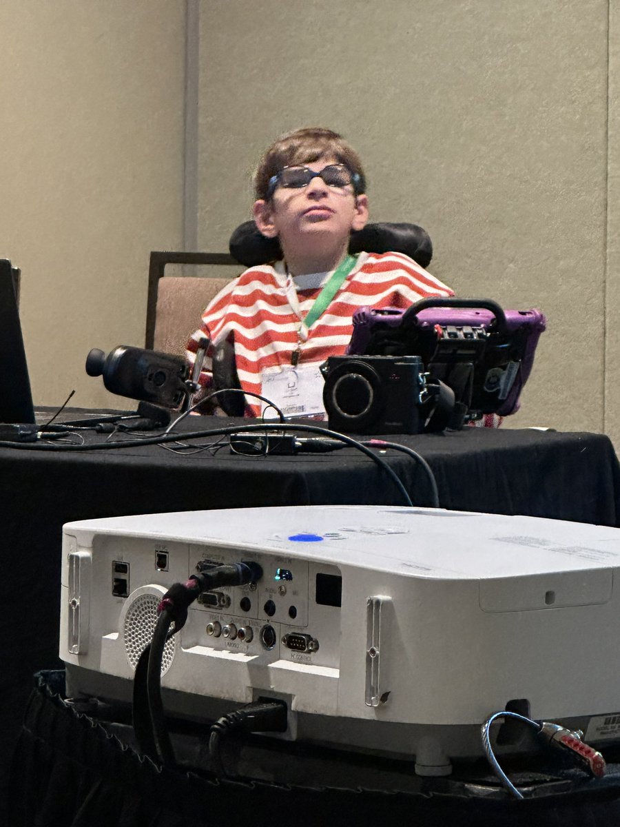 “I work hard every day to be the best student I can be but I need the education community to meet me 1/2 way.” LJ Seiff 14 yr old student, AAC user and advocate. #ATIAcon