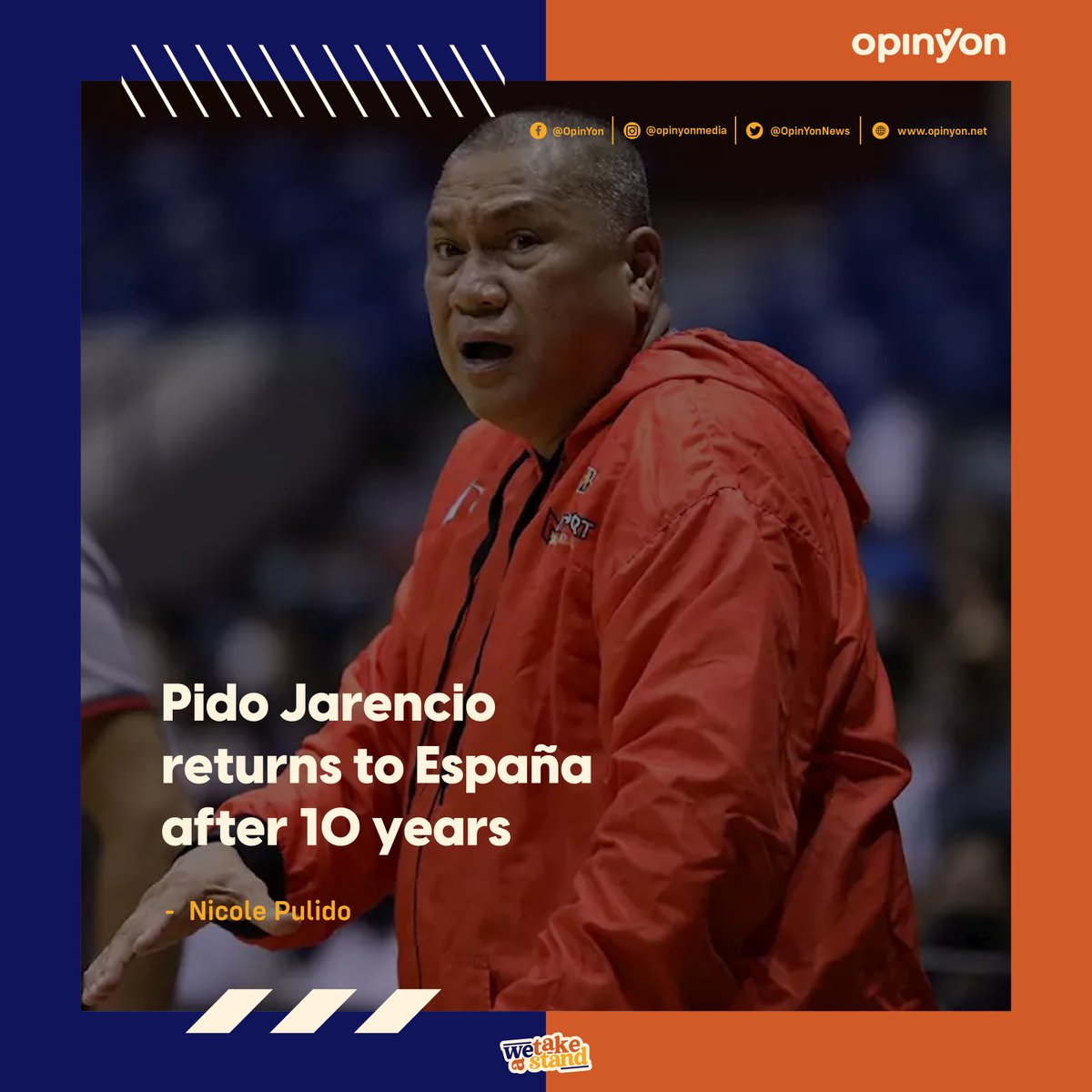 OpinYonNews's tweet photo. Pido Jarencioβs return to UST has been formalized and will be taking over the young squad from Bal David
Read more
https://t.co/EWAXU0WlLH
#UAAP, #UST, #basketball, #coach, #PidoJarencio, #return, #Espana, #BalDavid https://t.co/xrsnRES4gn