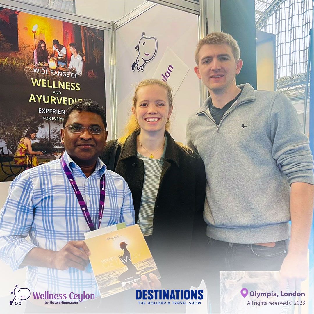 Join us in @DestinationShow 
Meet our team of experts at Stand E115

Use code XLWELLCEY for 2 complimentary tickets

#wellnessceylon #destinationsshow #destinations #olympialondon #travelshow #travel #events #wellnesstourism #wellnesstravel #london #unitedkingdom #visitsrilanka