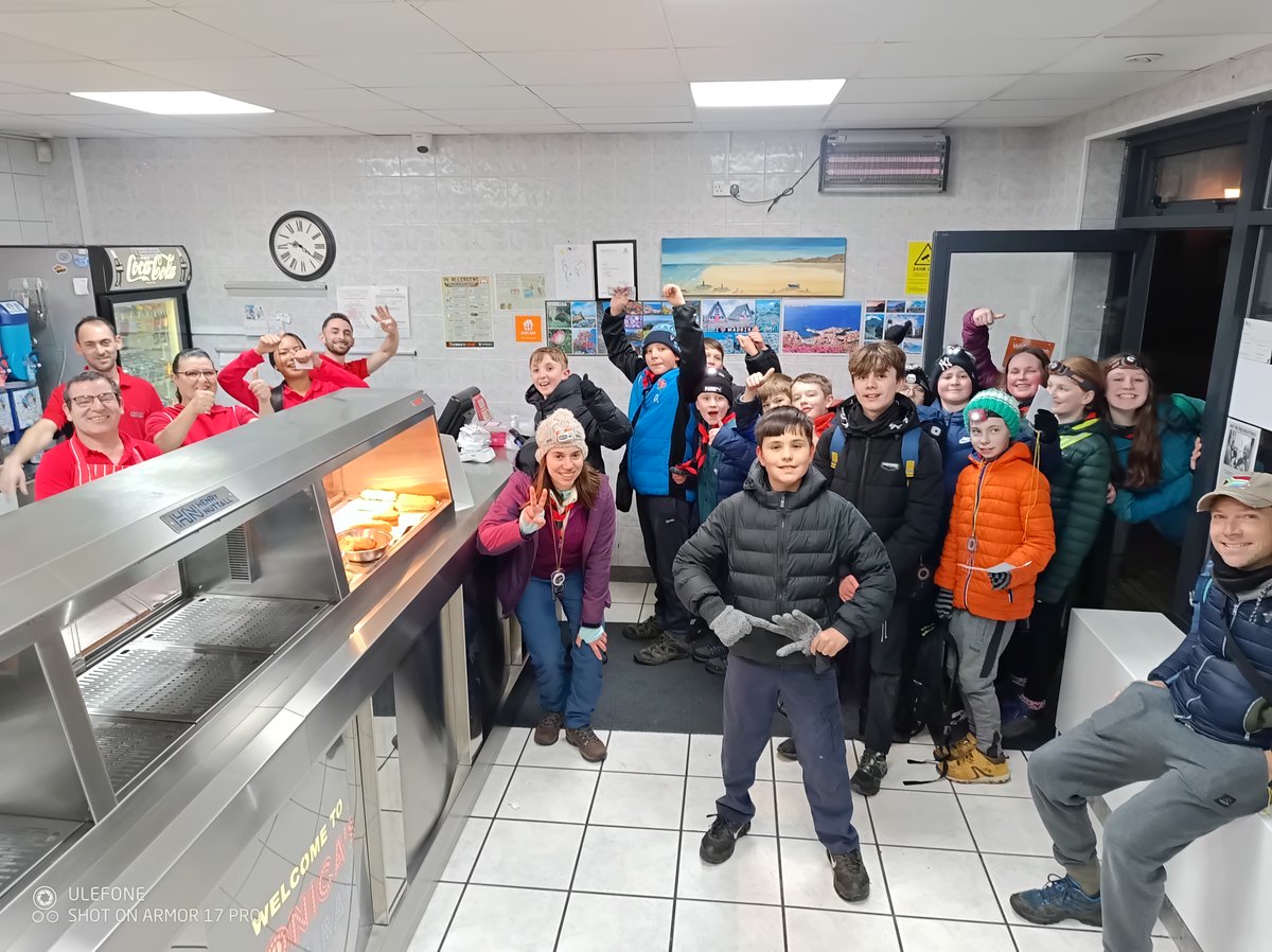 Jan-2023 back log.... "chipshopstop" hike ! Monica's Fish Bar, St Andrews Ridge