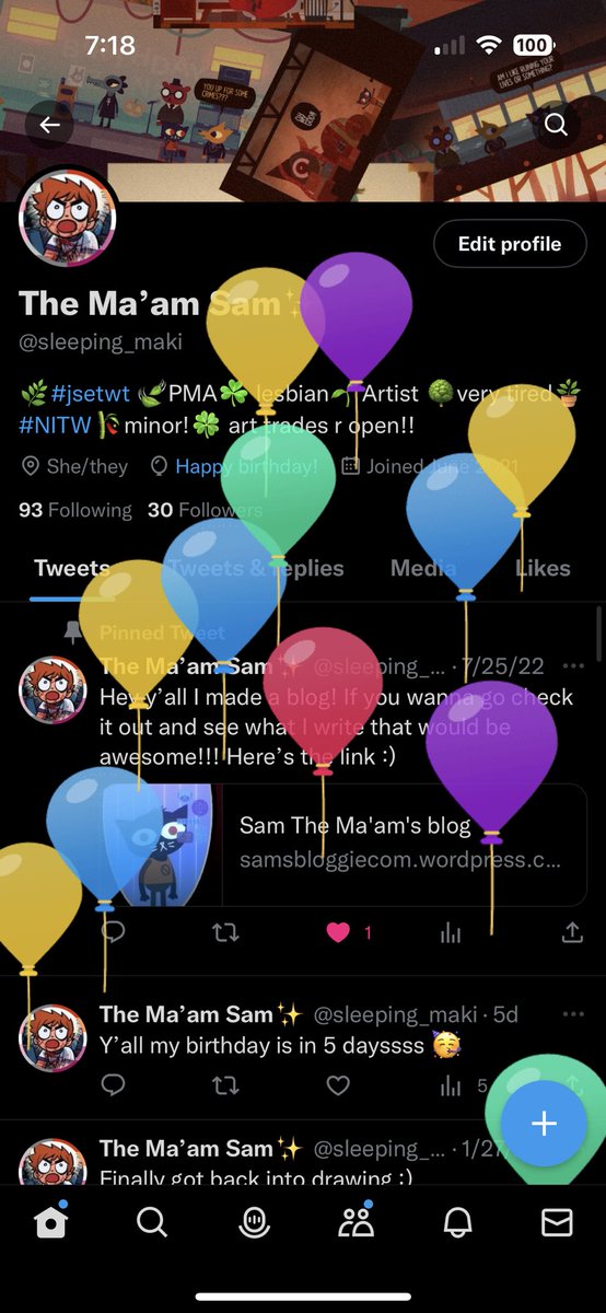 sleeping_maki's tweet photo. It’s my birthday!! #birthday https://t.co/TUn3i3zY7y