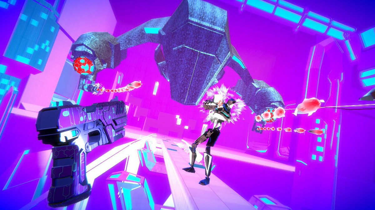 pushsquare's tweet photo. Pistol Whip is one of PSVR's best games, and it's going to be even better on PSVR2. https://t.co/98zyd46SLu #Repost #CloudheadGames #PS5 #PSVR2 #PistolWhip https://t.co/4LIKPIplhu