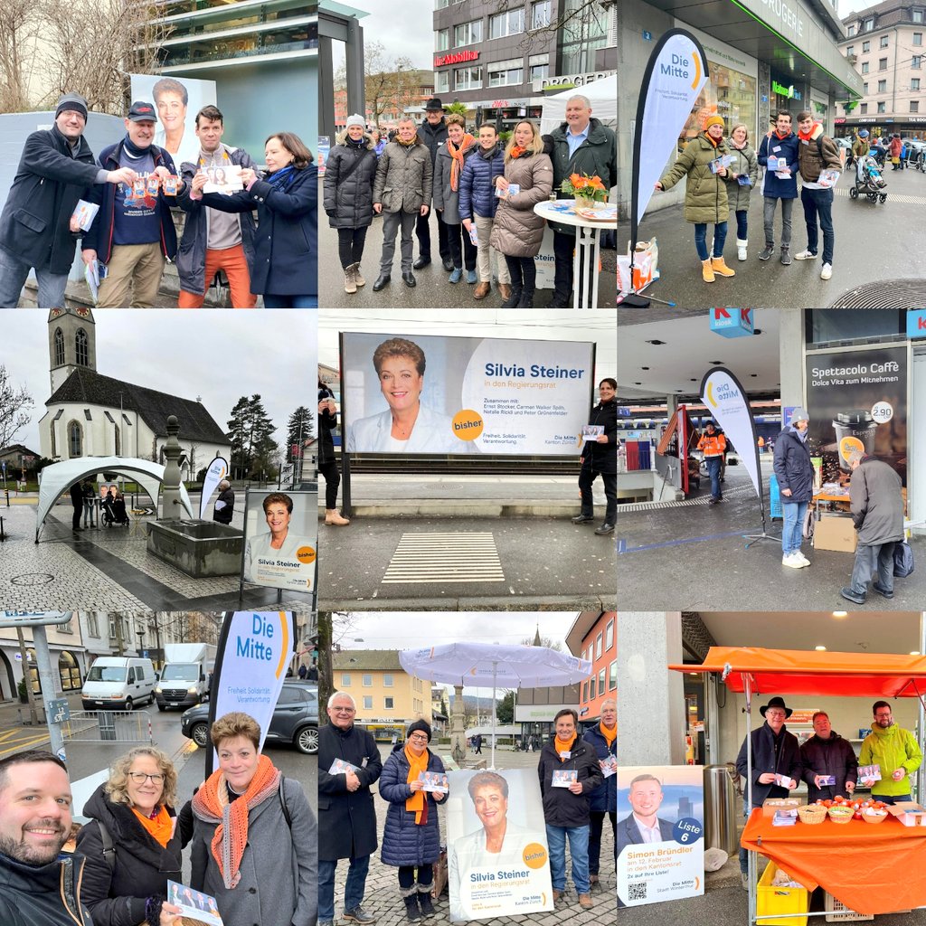 MITTEand's tweet photo. Aus der #Mitte der Gesellschaft heraus gehen wir voran mit tragfähigen Lösungen für unseren Kanton - mit Engagement, nicht mit Empörung. LISTE 6 für den Kantonsrat + @silviasteiner in den Regierungsrat! Merci 🧡 #teamorange @DieMitte_ZH #Zuerich #MentalHealthMatters #Gesundheit https://t.co/dDB8W8FJDc