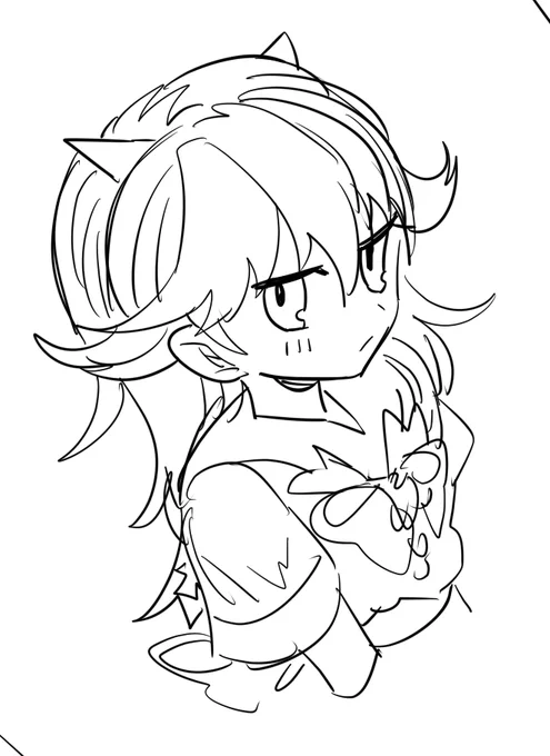 配信で描いた4枚 