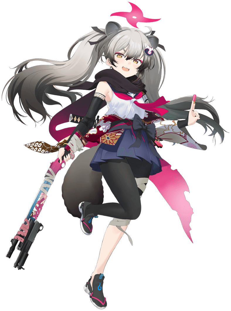 イズナ「ブルアカはイズナとミチルに当てたいのにピックアップが来ません! 」|イヌキシ@ゲーム制作中のイラスト