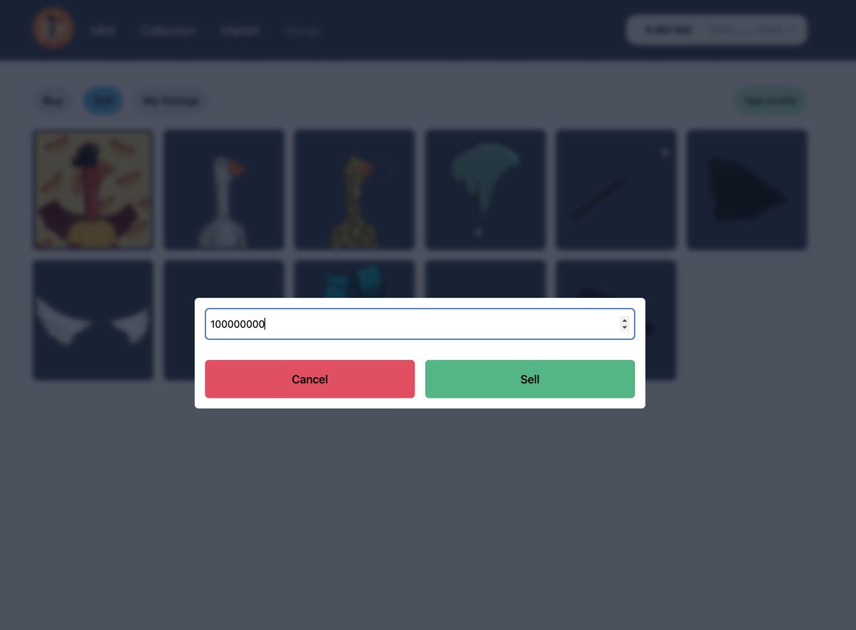 Don't forget, these geese and accessories are totally liquid assets in the crypto world, ready for some #HODL action

#SuiNFTs #NFTCommunity