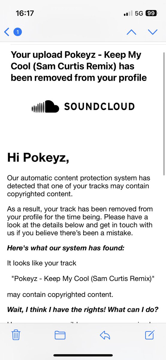 iampokeyz's tweet photo. @SoundCloud @SCforArtists @SCsupport Please don't start deleting my own songs from my own soundcloud profile it's gonna start pissing me off π‘ #soundcloud #soundcloudsupport https://t.co/8JWXwZNnWS