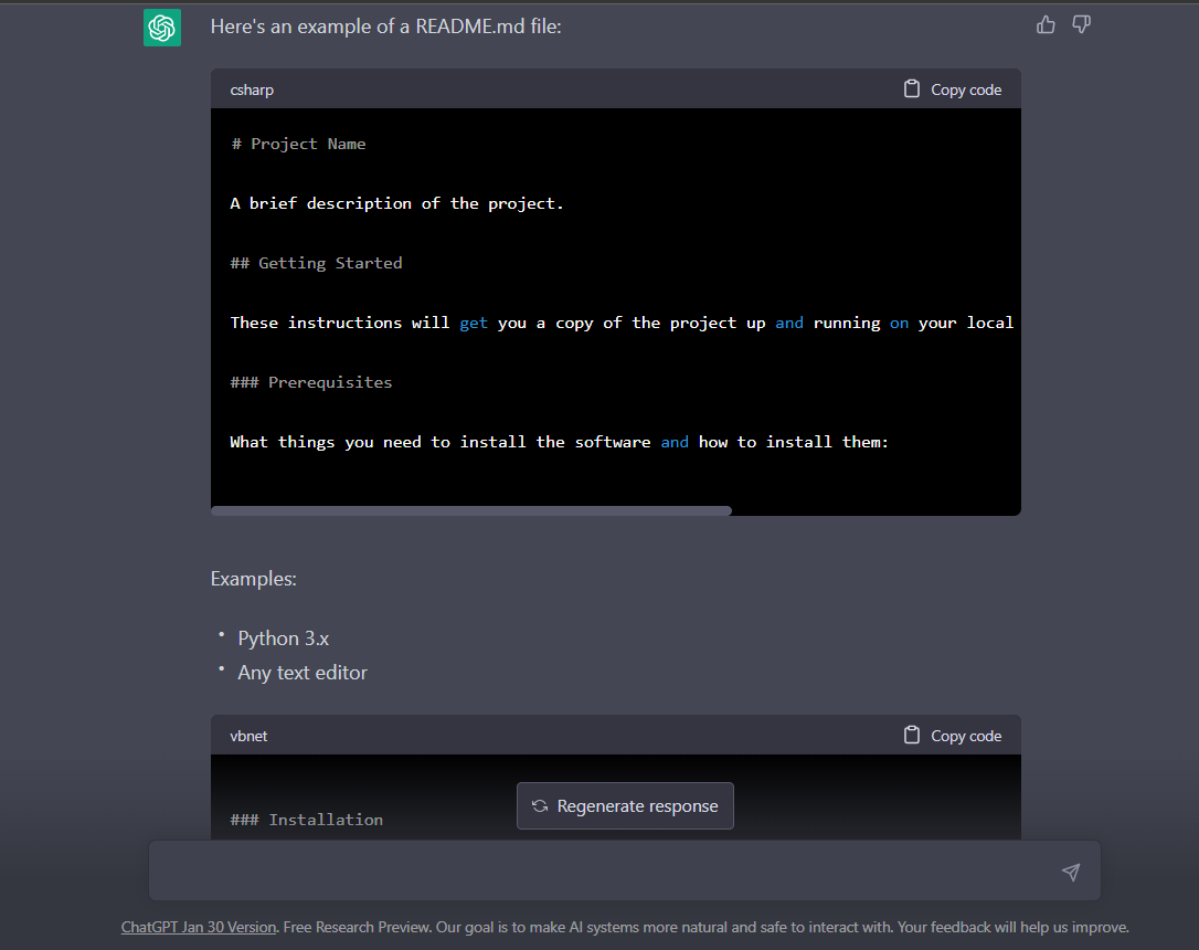 anonbuilderok's tweet image. Hey guys there is a bug in ChatGPT: MD files are shown as rendered, not source. Even if I ask it to add it to a code box, it breaks if the MD file has code #chatgpt #needfix