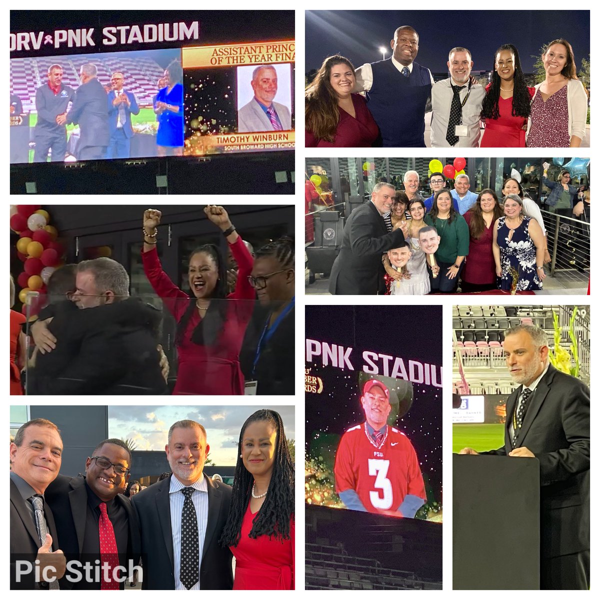 SBHS’s Mr. Tim Winburn is BCPS’s 2023 AP of the Year!! We are so proud of you Mr. Winburn & ALL the work you do for our Bulldogs! Otto & I were honored to share the stage with you. Thank you for making SBHS shine. Yes! We Can! We are…#SOUTHBROWARD!❤️💛 #bcpscaliber #BCPSCalis