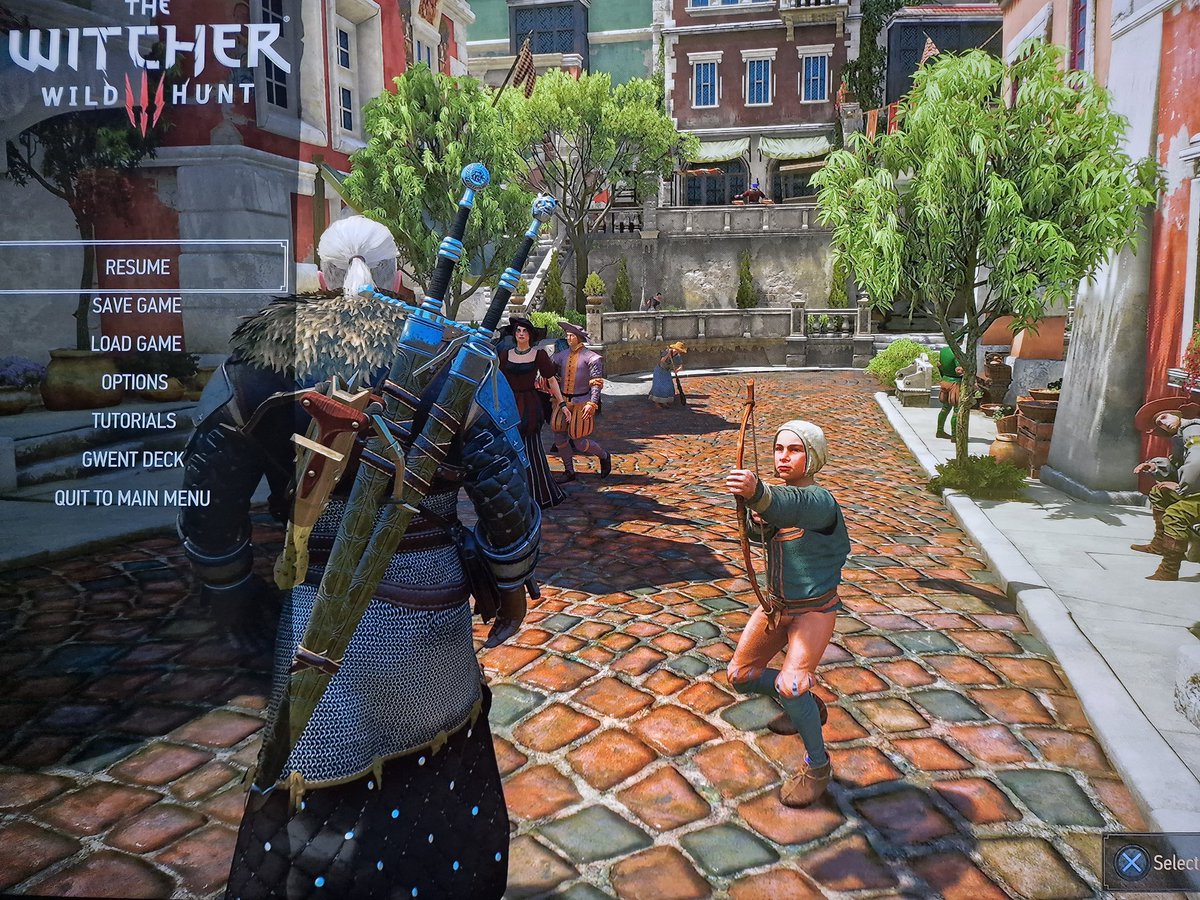Only noticed when my gf pointed it out  after I came back ..this kid is about to make a poor life choice <a href="/CDPROJEKTRED/">CD PROJEKT RED</a> #TheWitcher3