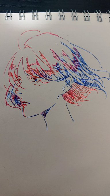 「blue eyes mechanical pencil」 illustration images(Latest)