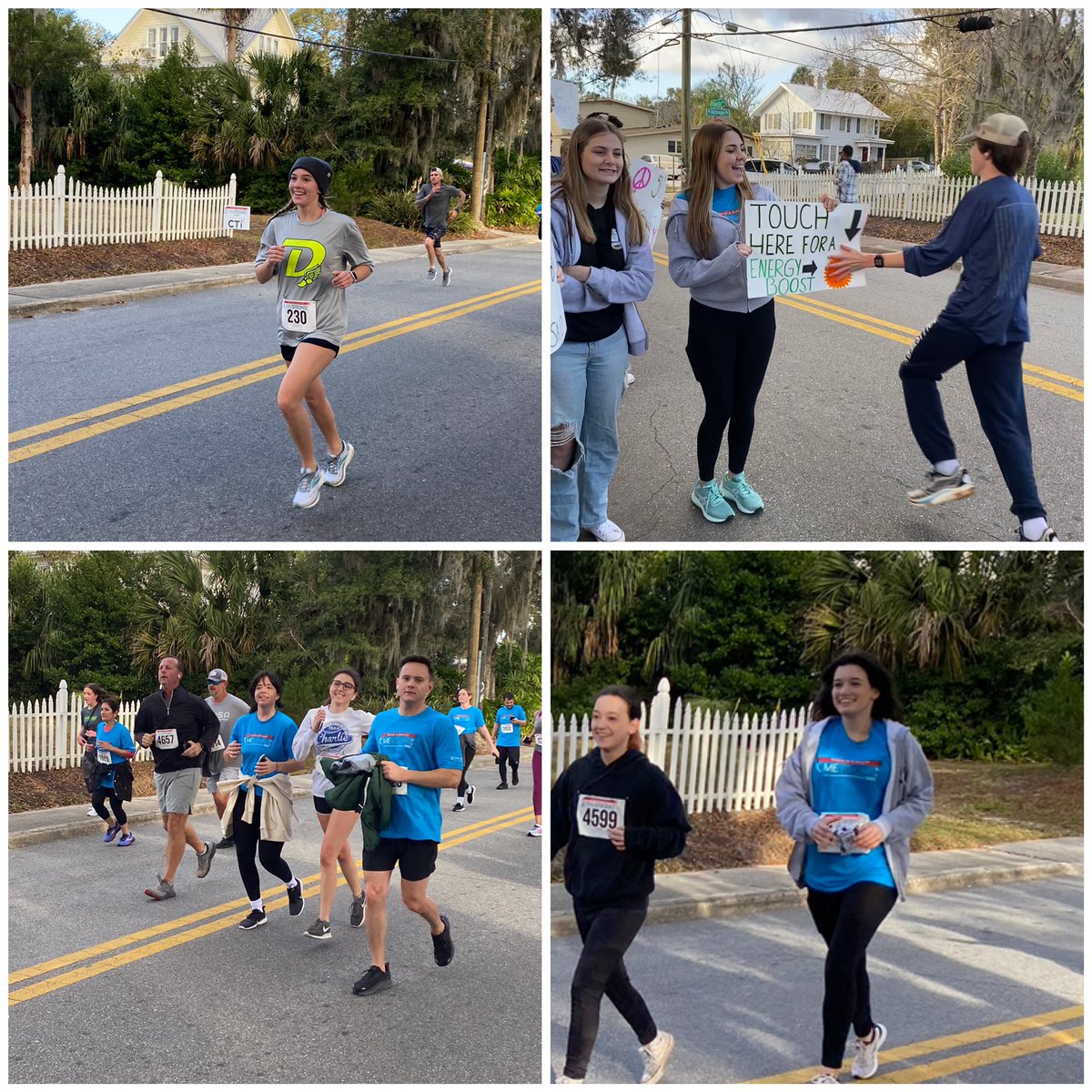 MeStrong 5k was a totally different experience at a cheer station. So inspired by all the runners and walkers. DeLand is amazing with over 5,000 entrants. #TeamCharlie